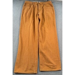 Vintage Enyce Jeans Men's 34x32 Brown Denim Wide Leg Baggy Travel Hip Hop Y2K